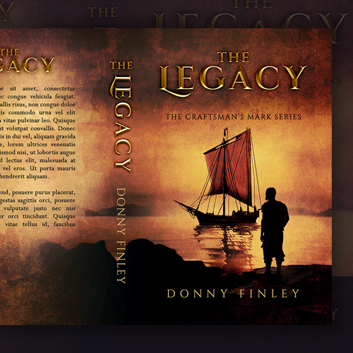 Book cover for epic 1st century story with historical implications Design by lidia.puccetti