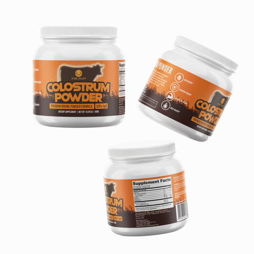 Design di Re-design Supplement Label to capture Amazon shopper attention & boost CTR - Colostrum Powder di Dem Ro