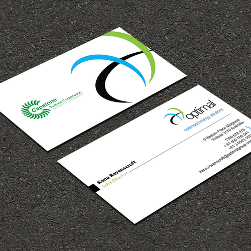 Create new business cards for Optimal Group Design réalisé par FK_Designs