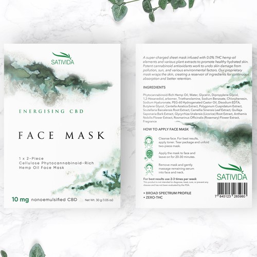 Design a Luxury and Natural label for our new Face Mask (and then ...
