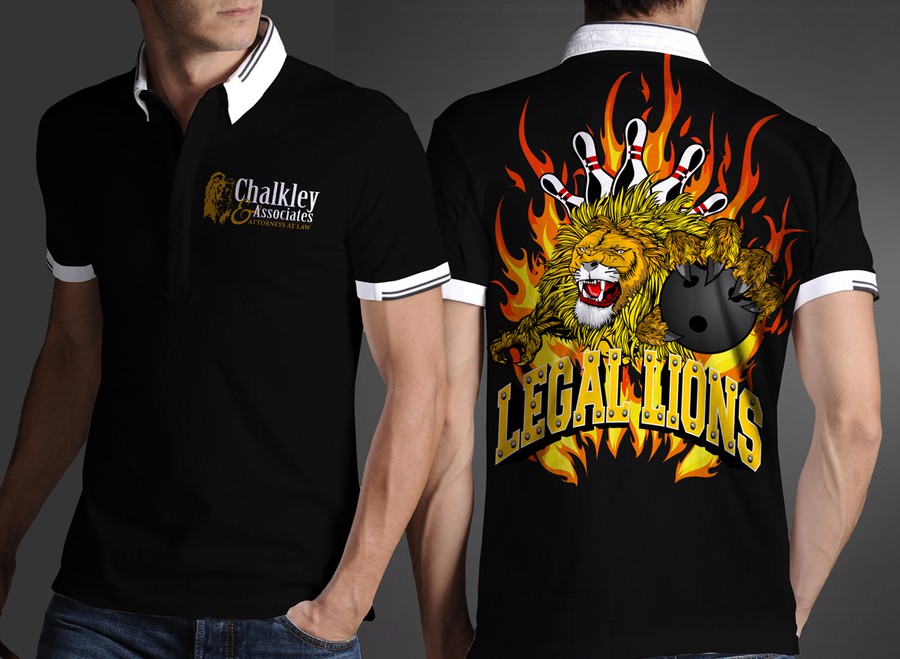 BIG BAD BOWLING T-shirt for the LEGAL LIONS | T-shirt contest