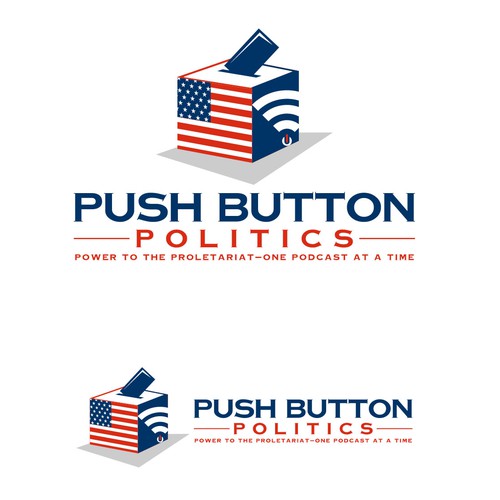 Push Button Politics Logo Design Design by GivenChy