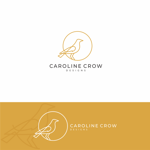 logo help pls! crow sketch needed to launch a simple and cool jewelry brand Design by The Pixel Imagin