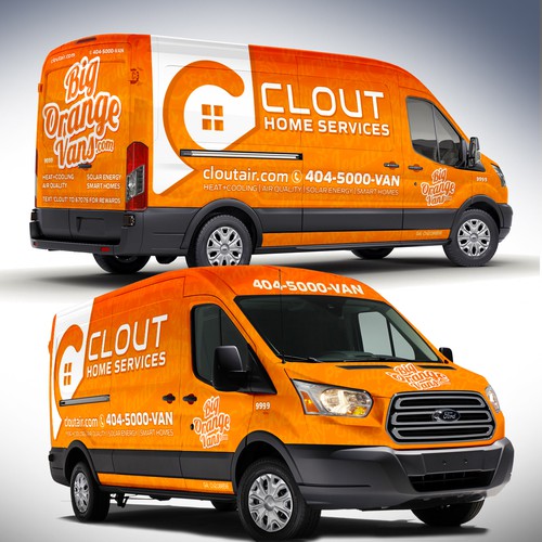 Design an ICONIC Van Wrap for Home Services Start-up Design by J.Chaushev