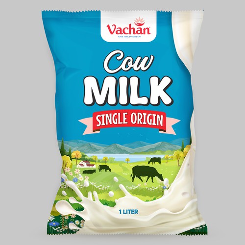 Vachan Cow Milk Design by Moi_Designers