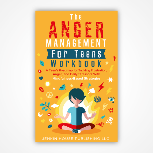 Awesome book cover to help teens rock at life! Design by Rocío Martín Osuna