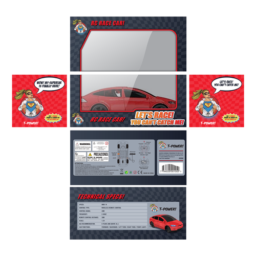 Designs Design For A Rc Toy Car Product Packaging Contest