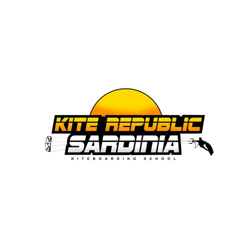 Kite Republic Sardinia - Kiteboarding School needs a youthful & professional Logo Design by Yolman