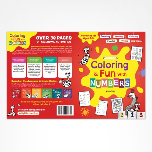 Design Cover design for coloring & activity book di LunarDragon