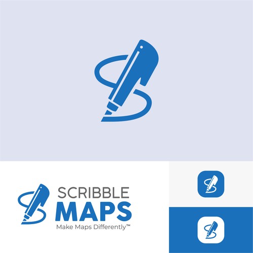 Scribble Maps Logo Refresh/Redesign Design by UnderTheSameSky