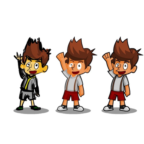 Create a playful cartoon to express personal emotions, changing daily