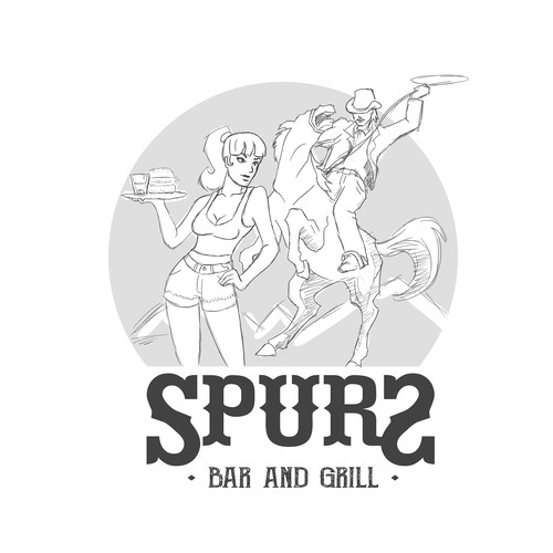 Design a country western logo for Alaskan Bar! Design by Mark_94