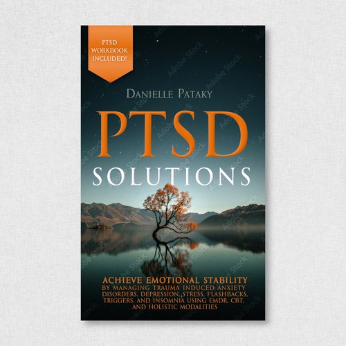 Captivating book cover design that shows the feelings associated with healing from PTSD trauma Design réalisé par WendyNDesign