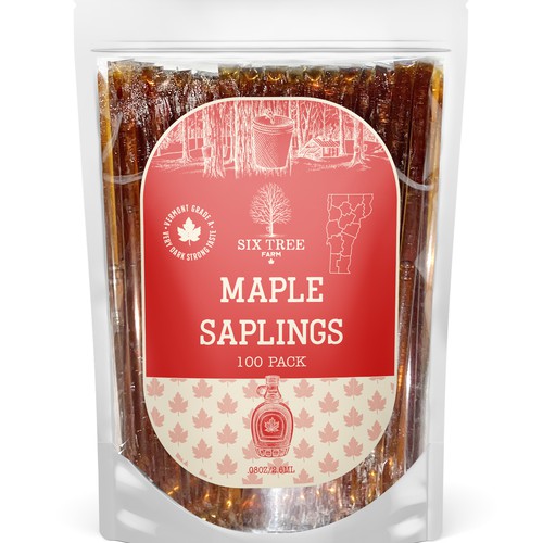 First ever production Maple Syrup Stick label Design by bcra