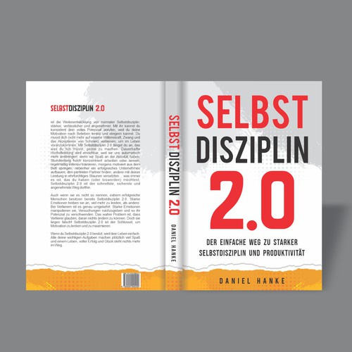 Book cover for a book about SELF-DISCIPLINE Design by Songv™