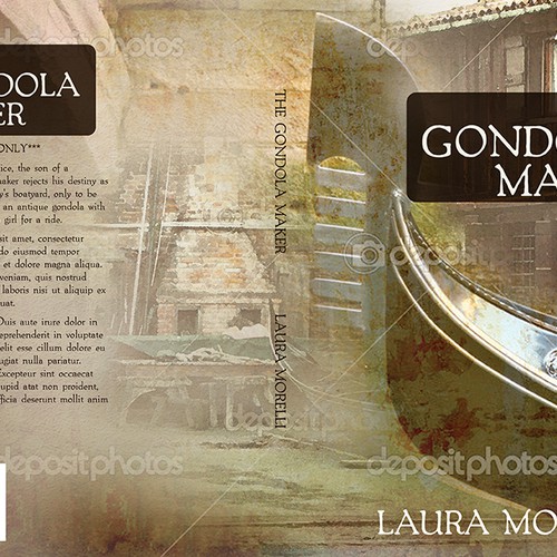 Book cover for The Gondola Maker: A novel set in 16th-century Venice Design by TeaBerry