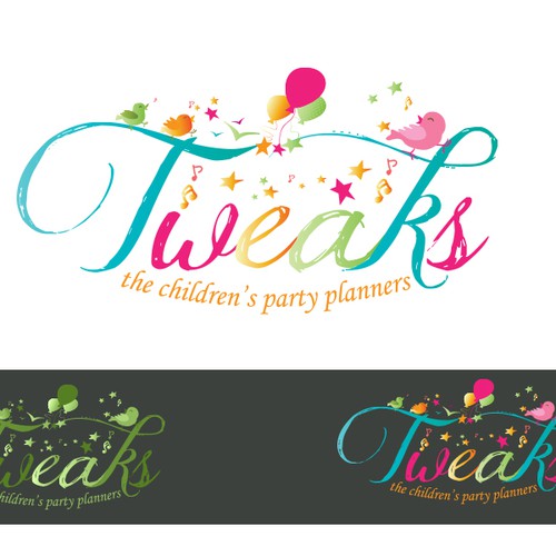 logo for Tweaks - The Children's Party Planners Design by Wessam_e