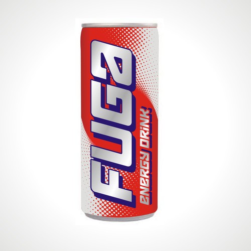 Create the next product label for Fuga Energy Drink Diseño de gogas