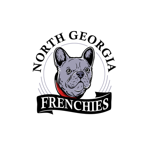 Purebred French bull dog logo to appeal to breeders and aspiring pet owners Design by Angkol no K