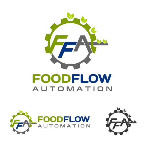 FoodFlow Automation Logo Design by lanmorys
