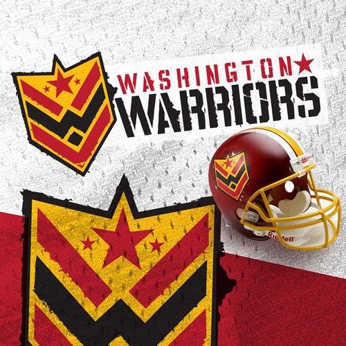 Community Contest: Rebrand the Washington Redskins  Design by nickell