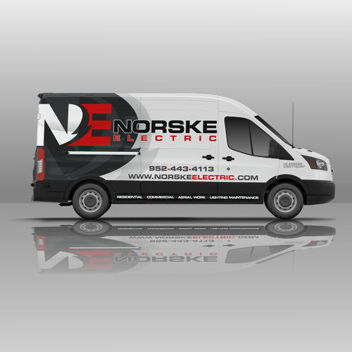 Van Wrap for Electrical Company - Logos and Specs attached! Design by ✨B O T S™✨