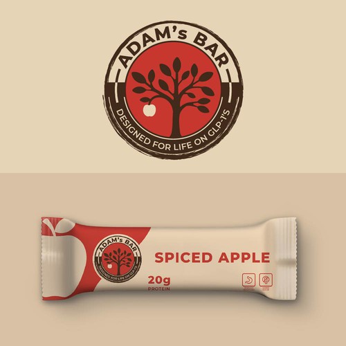 Adams Bar - Nutrition Bar for GLP1 patients Design by line2code