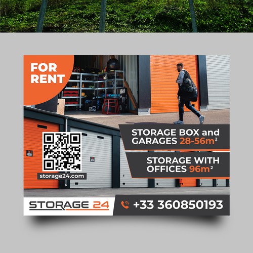 Design di Creative banner design for a storage company di deehage