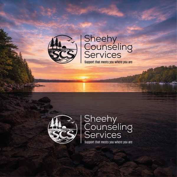 Calm-Circle Emblem for Counseling Practice