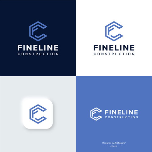 Clean and Modern Logo for a Construction Company Design by Art Square▝