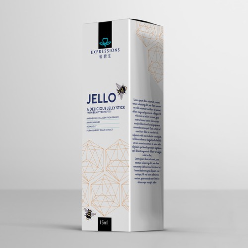 Packaging design for 1 of the hottest selling beauty Jelly Ontwerp door HollyMcA