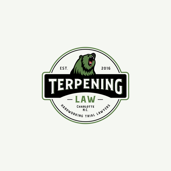Vintage Badge Logo foro Terpening Law