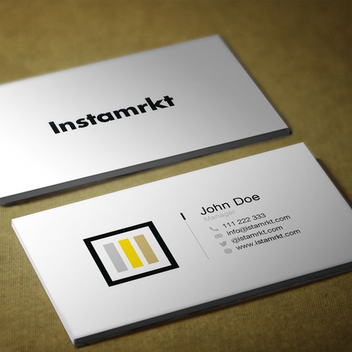 simple elegant business cards