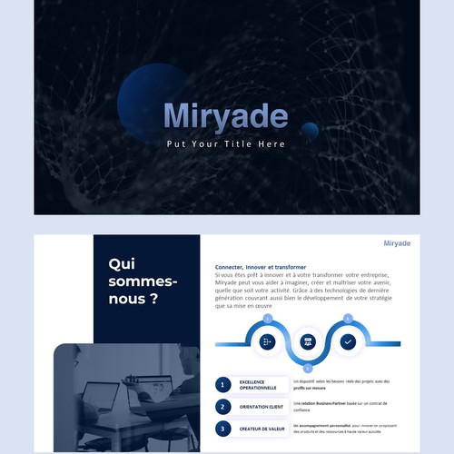 PowerPoint template contest entry by peacherino