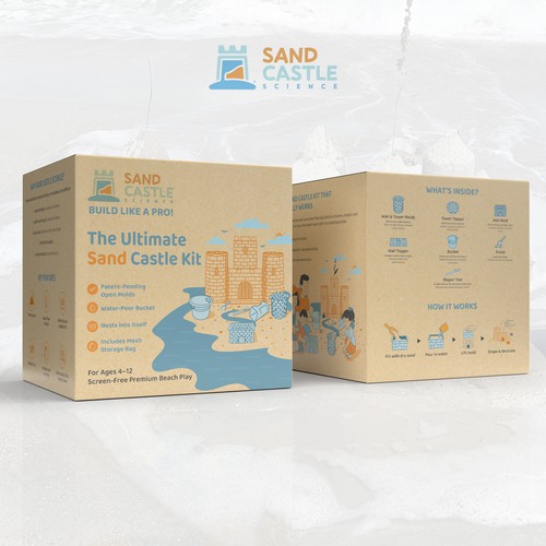 Designs | Design the Box for the Ultimate Sand Castle Toy | Product ...