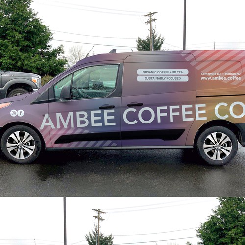 Design an Amazing truck wrap for an Emerging Organic Coffee Company Design by RicardoRS