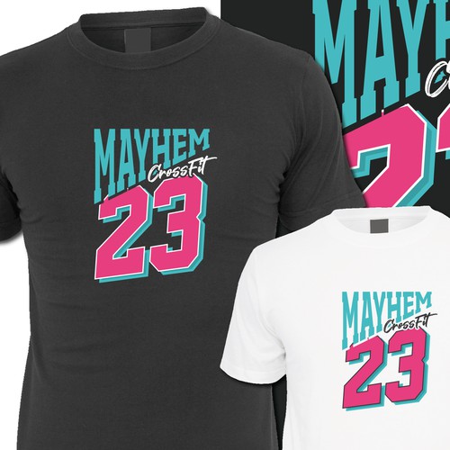 Miami Inspired Jersey Shirt Design by NANOSstylz