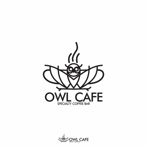 a new coffee shop logo design "owl cafe" Diseño de Bimazfw®