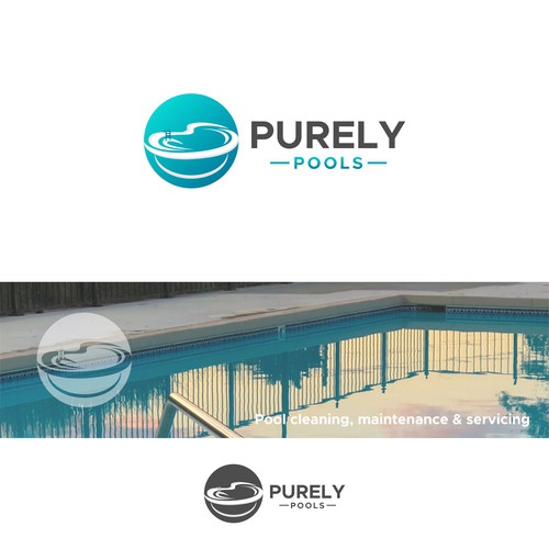 Design a logo which appeals to pool-owners, in search of a pool cleaning company! Design by n.rainy