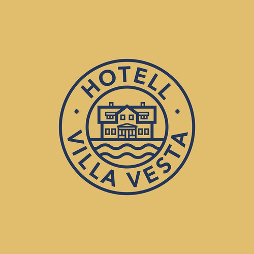 Hotell Logo in Classic Style, for a Small Hotell in a Small Town. (See references) Design by Behind the Amusement Park