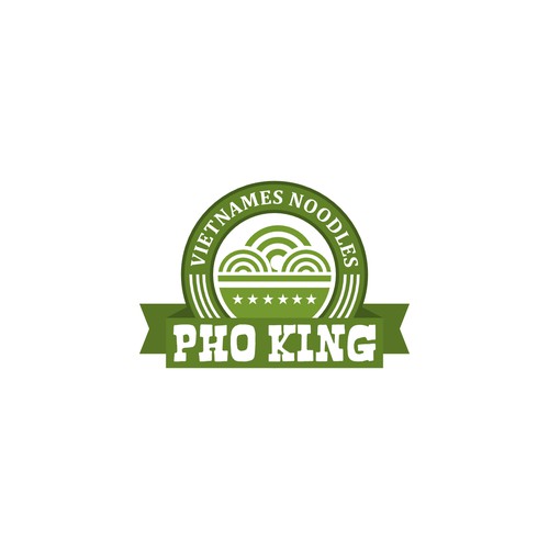 I am looking for logo Pho King for my Restaueant, pho is name of noodle very popular in Veitnam. Design by Kimos Creative