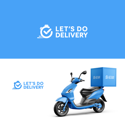 Delivery Service Logo Design by Stebelski Design