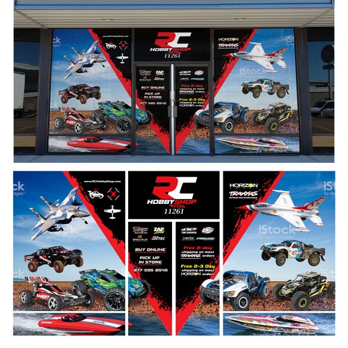 Rc hobby shop needs a loud and aggressive new storefront image! | Signage  contest | 99designs