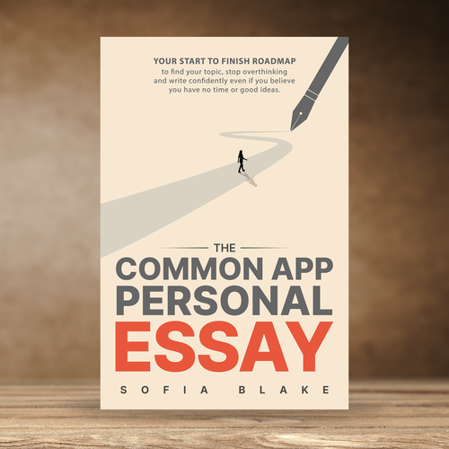 Sharp, fun, upbeat design for a book cover on writing for college applicants Design by praveen007