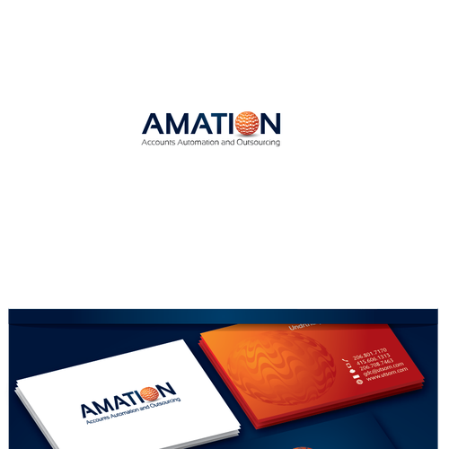 Create an impactful and forever lasting logo for Amation - Accounts Automation and Outsourcing Design by undrthespellofmars