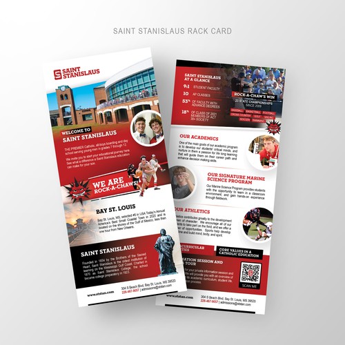 High-Impact Graphic Design Rack Card Design by Rockslide