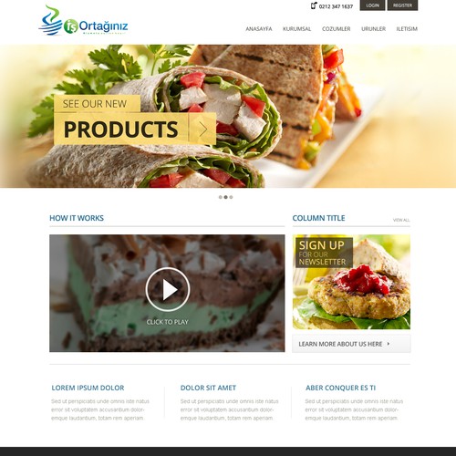 Web page design contest entry by EvgYanev