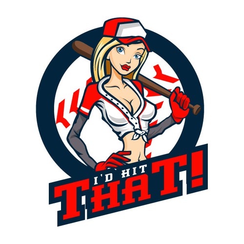 Fun and Sexy Softball Logo Réalisé par ian6310