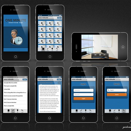 10minuteinterviewprep.com needs a new app design Réalisé par Sederhana