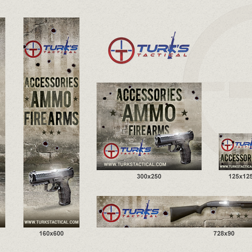 Web Advertising Banners for Tactical Firearms Retailer Design by ideus